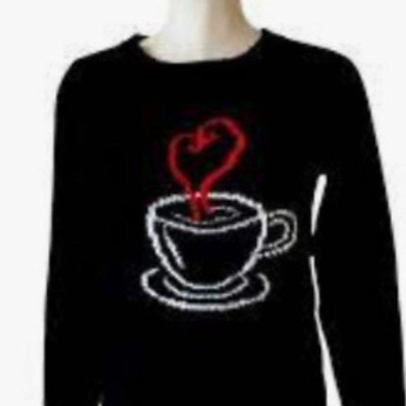 Sweaters - Cupcakes and Cashmere coffee love sweater